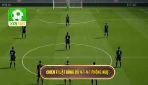 Chiến thuật bóng đá 4-1-4-1 phòng ngự