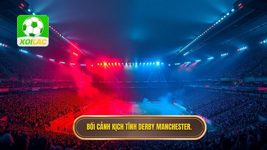 1. Bối cảnh kịch tính Derby Manchester.