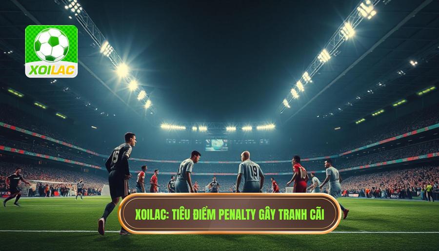 Tình huống penalty đang gây tranh cãi